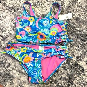 Girls 2 piece swimsuit NWT